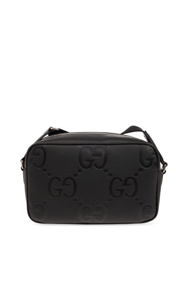 Gucci Black Leather Interlocking G Buckle Belt 85CM | eBay